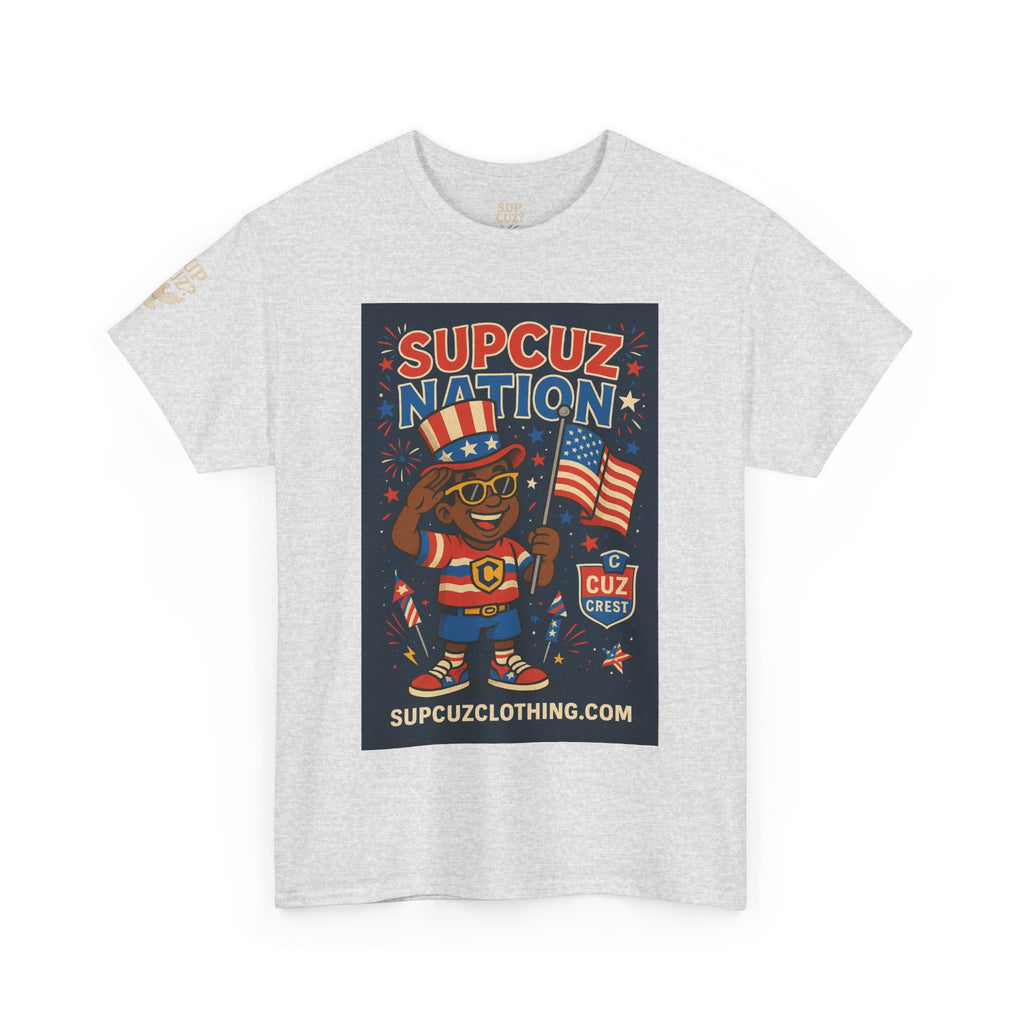 4th of July Launch Tee 2/6 - Unisex Heavy Cotton Tee