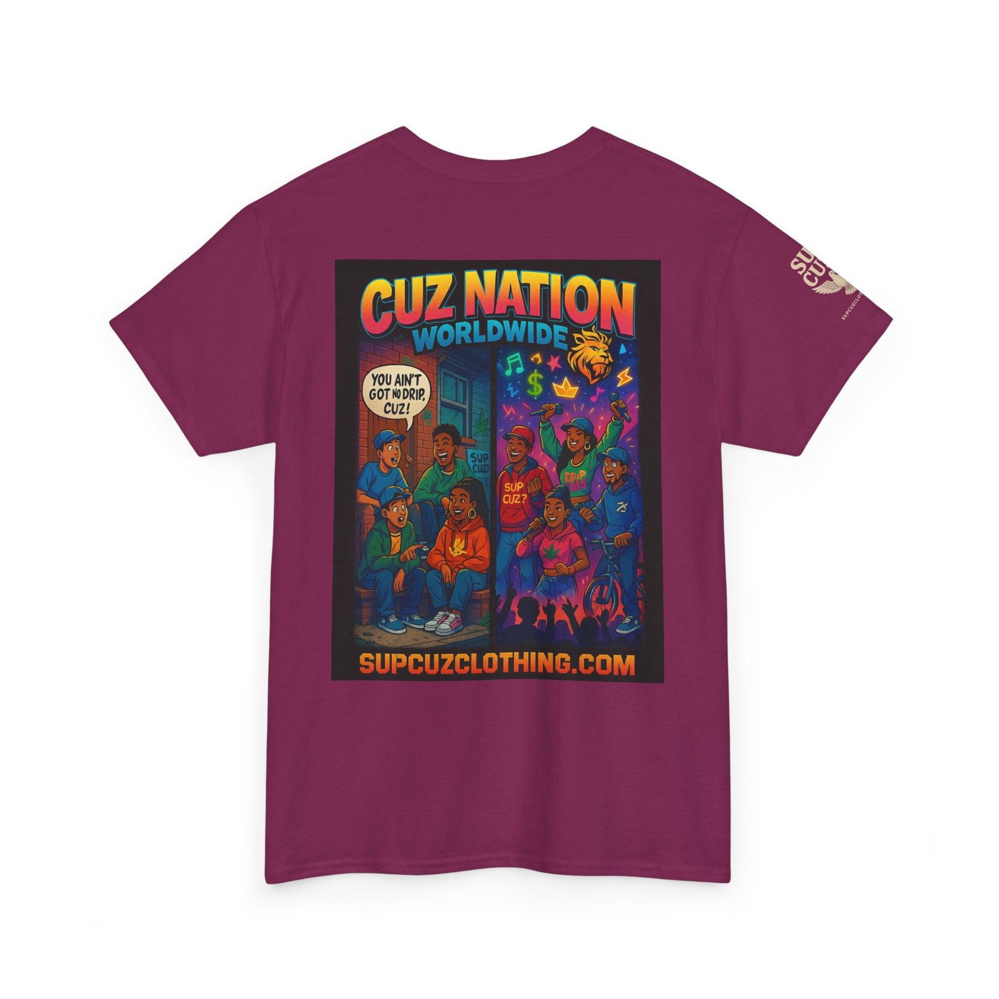 Cuz Nation Worldwide -  Unisex Heavy Cotton Tee