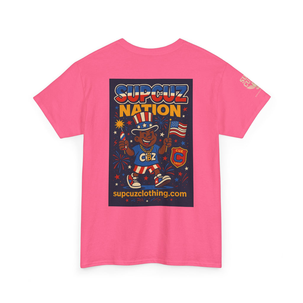 4th of July Launch Tee 1/6 - Unisex Heavy Cotton Tee