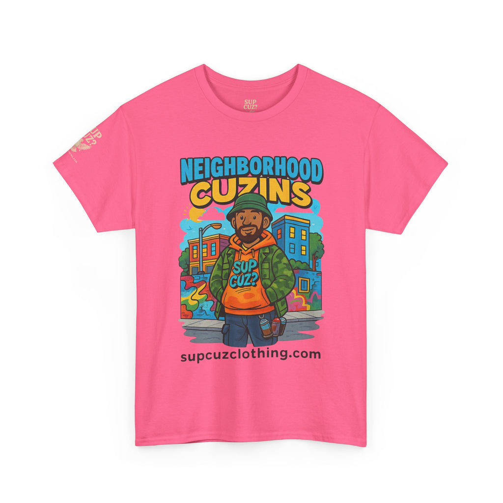 Neighborhood Cuzins -  Unisex Heavy Cotton Tee