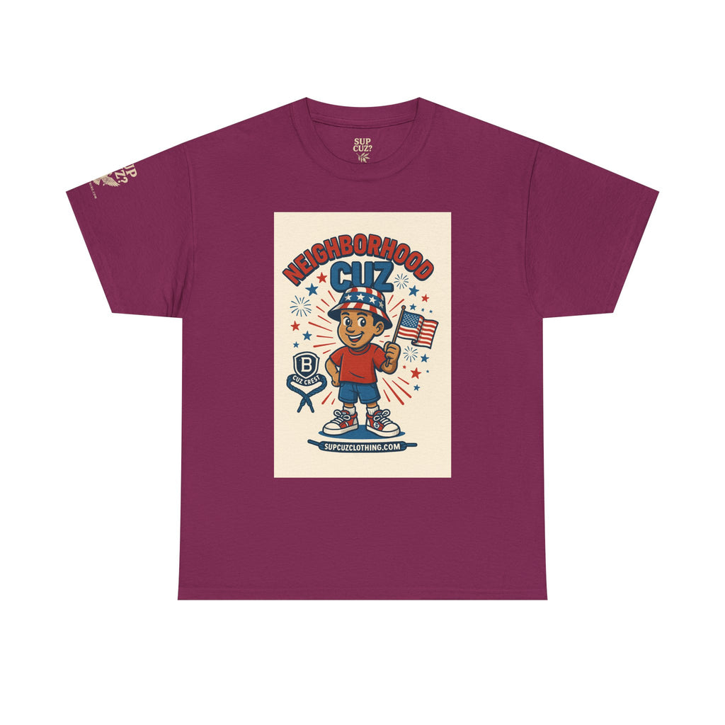 4th of July Launch Tee 4/6 - Unisex Heavy Cotton Tee