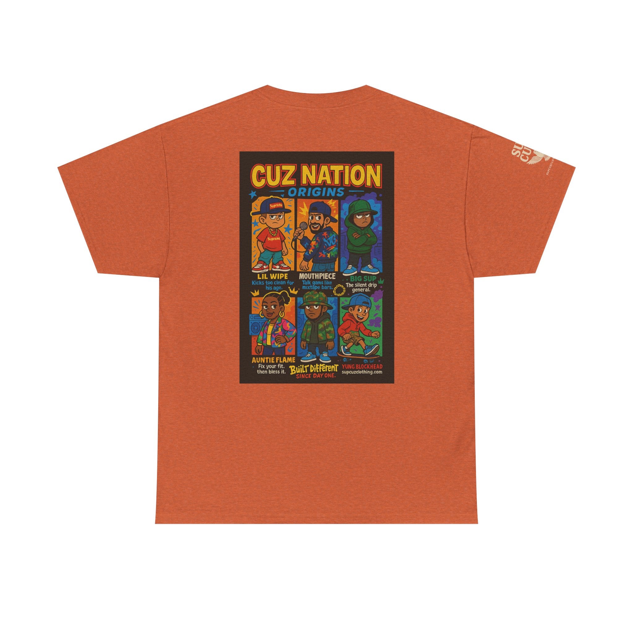 Cuz Nation Origins -  Unisex Heavy Cotton Tee