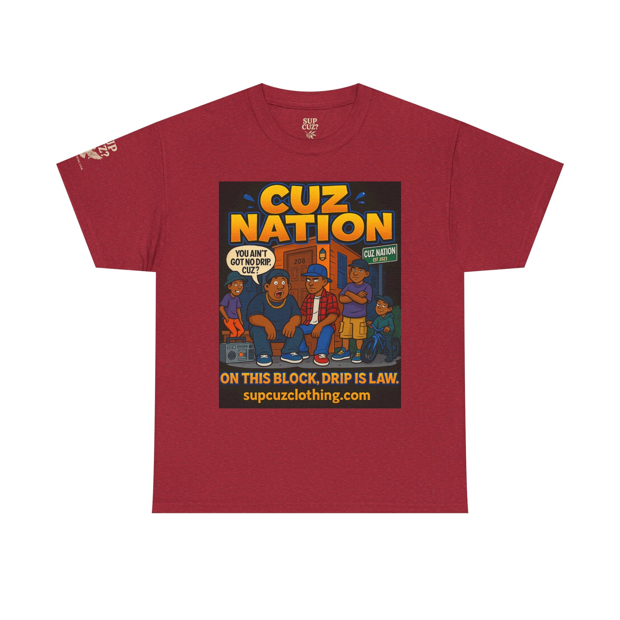 Cuz Nation - Unisex Heavy Cotton Tee