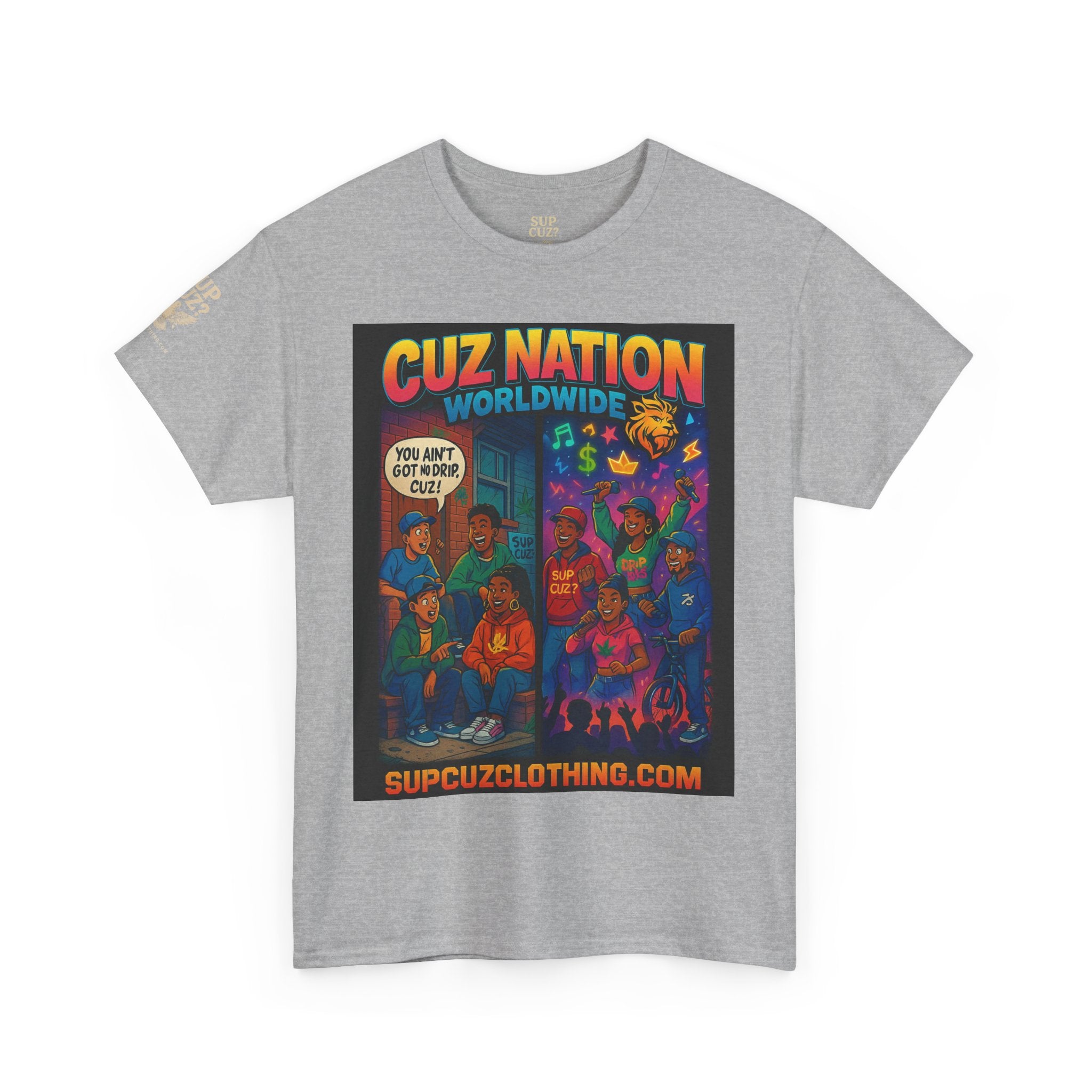 Cuz Nation Worldwide -  Unisex Heavy Cotton Tee