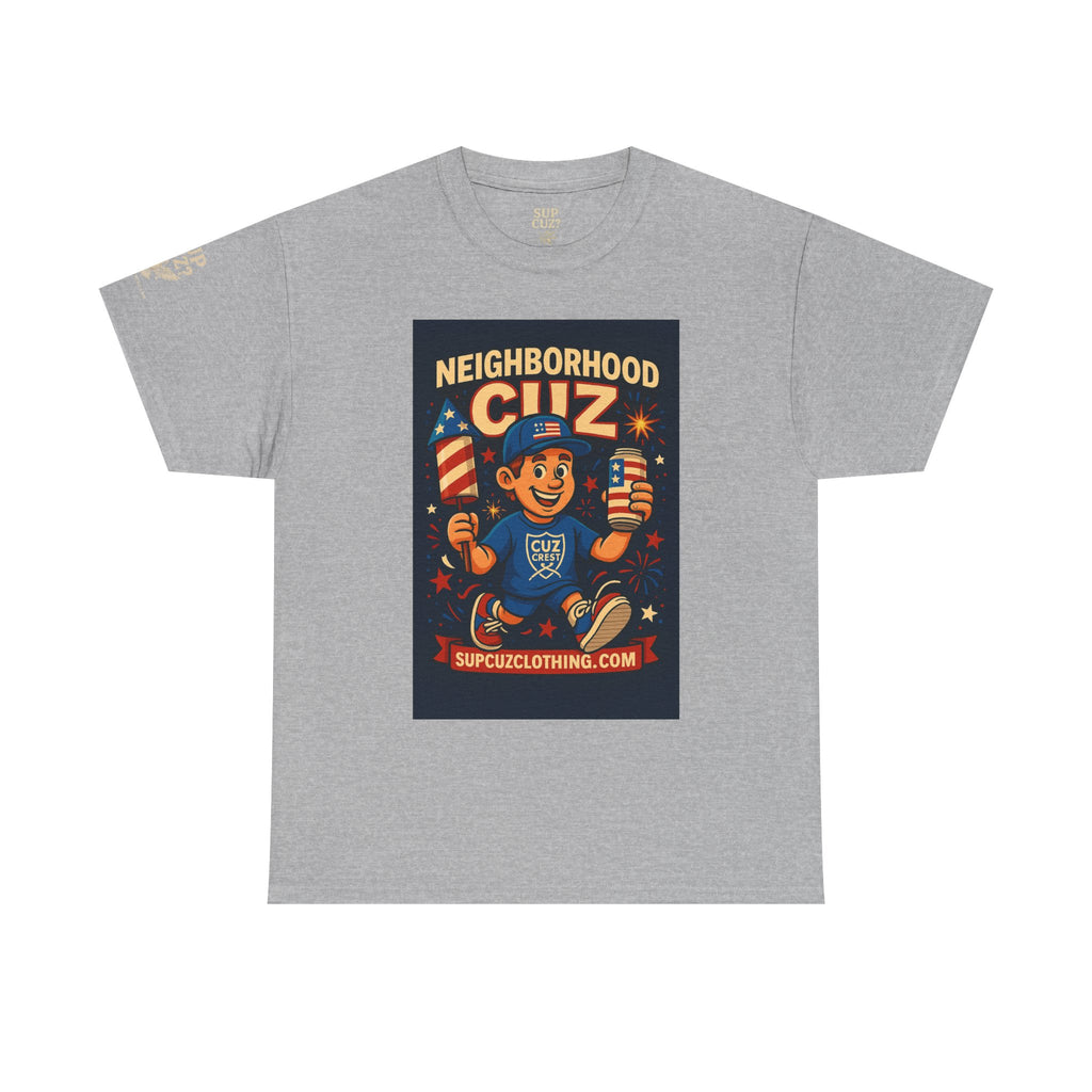 4th of July Launch Tee 5/6 - Unisex Heavy Cotton Tee