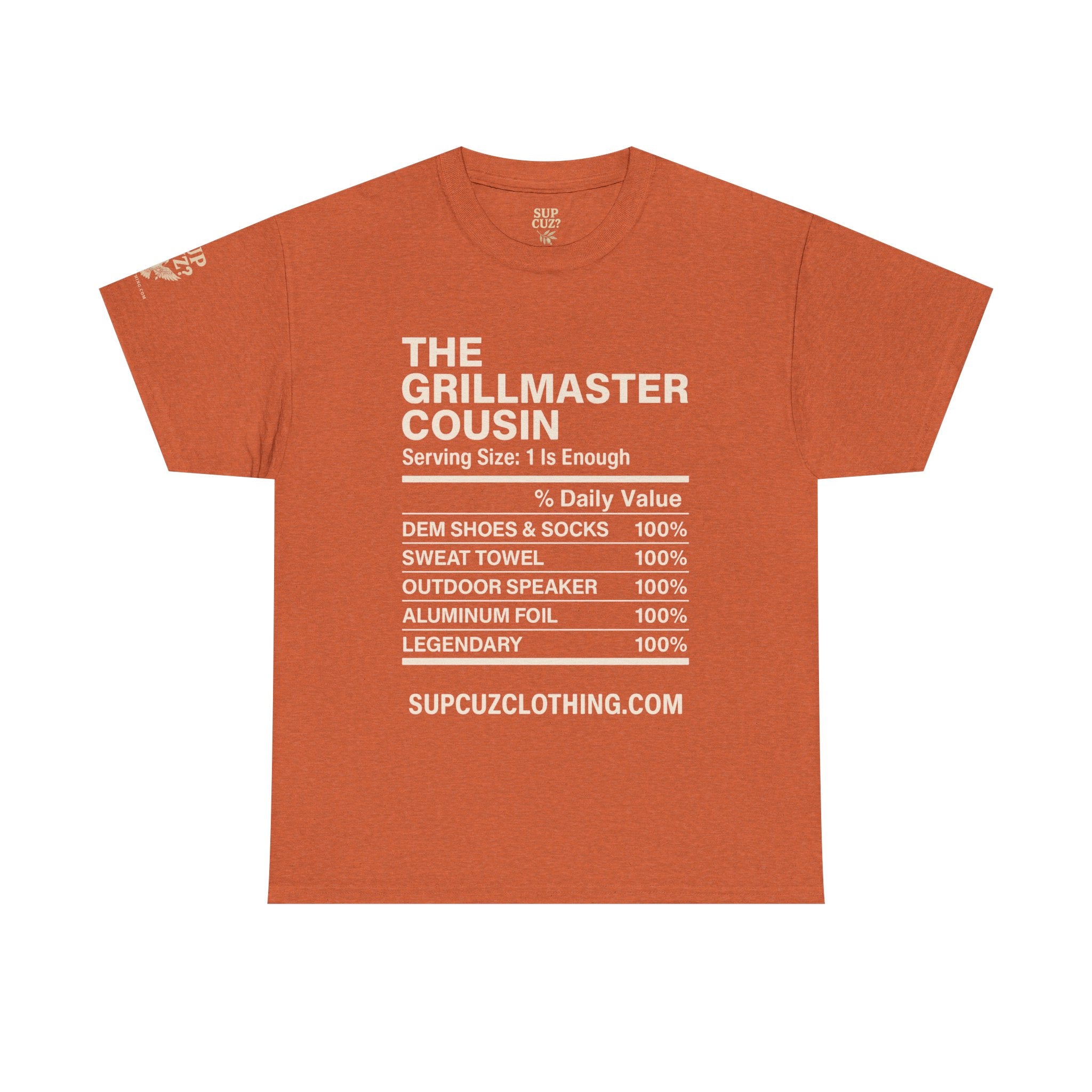 The Grillmaster Cousin - Unisex Heavy Cotton Tee (Multiple Colors)