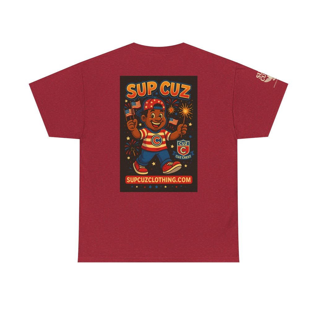 4th of July Launch Tee 3/6 - Unisex Heavy Cotton Tee