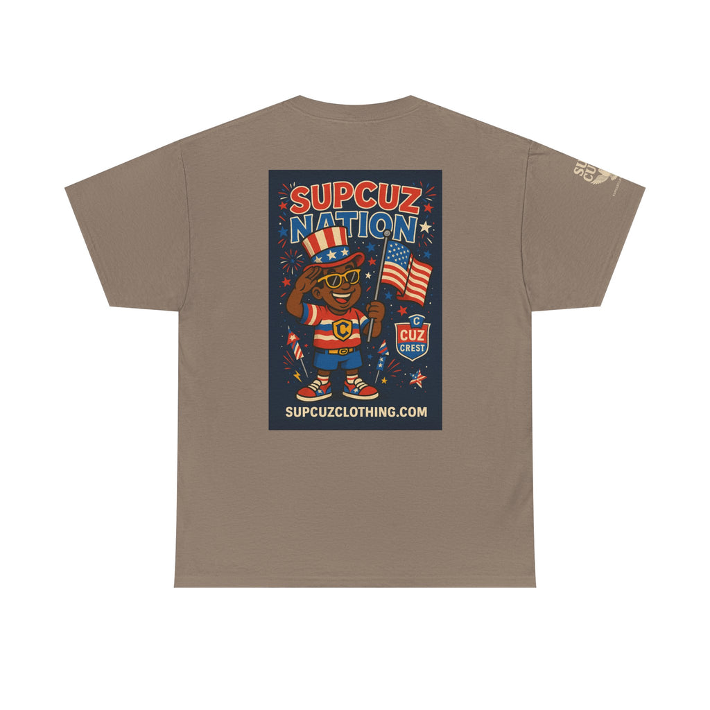 4th of July Launch Tee 2/6 - Unisex Heavy Cotton Tee