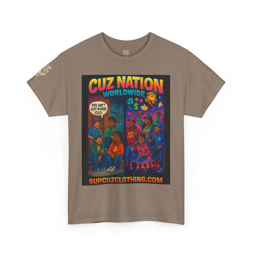 Cuz Nation Worldwide -  Unisex Heavy Cotton Tee