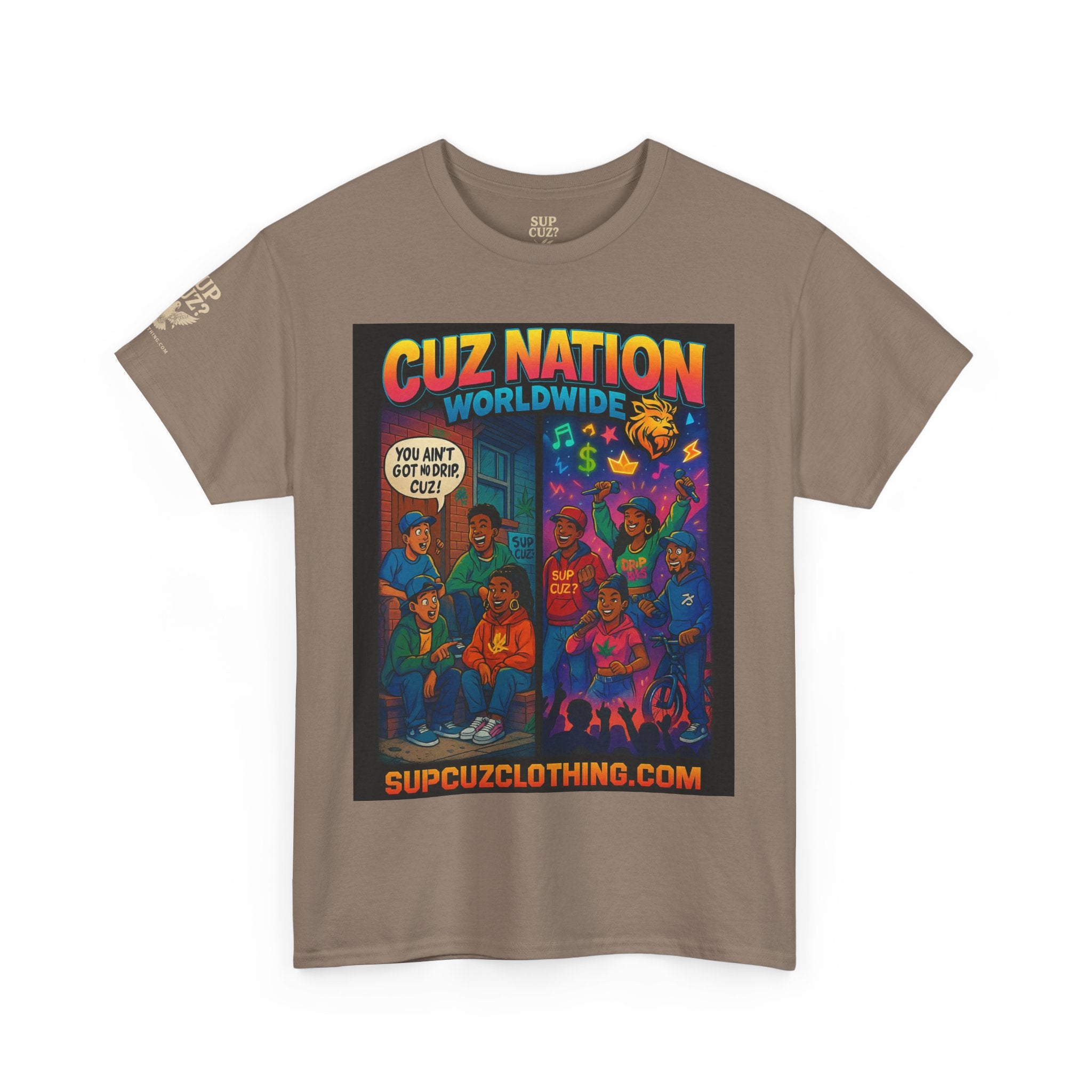 Cuz Nation Worldwide -  Unisex Heavy Cotton Tee