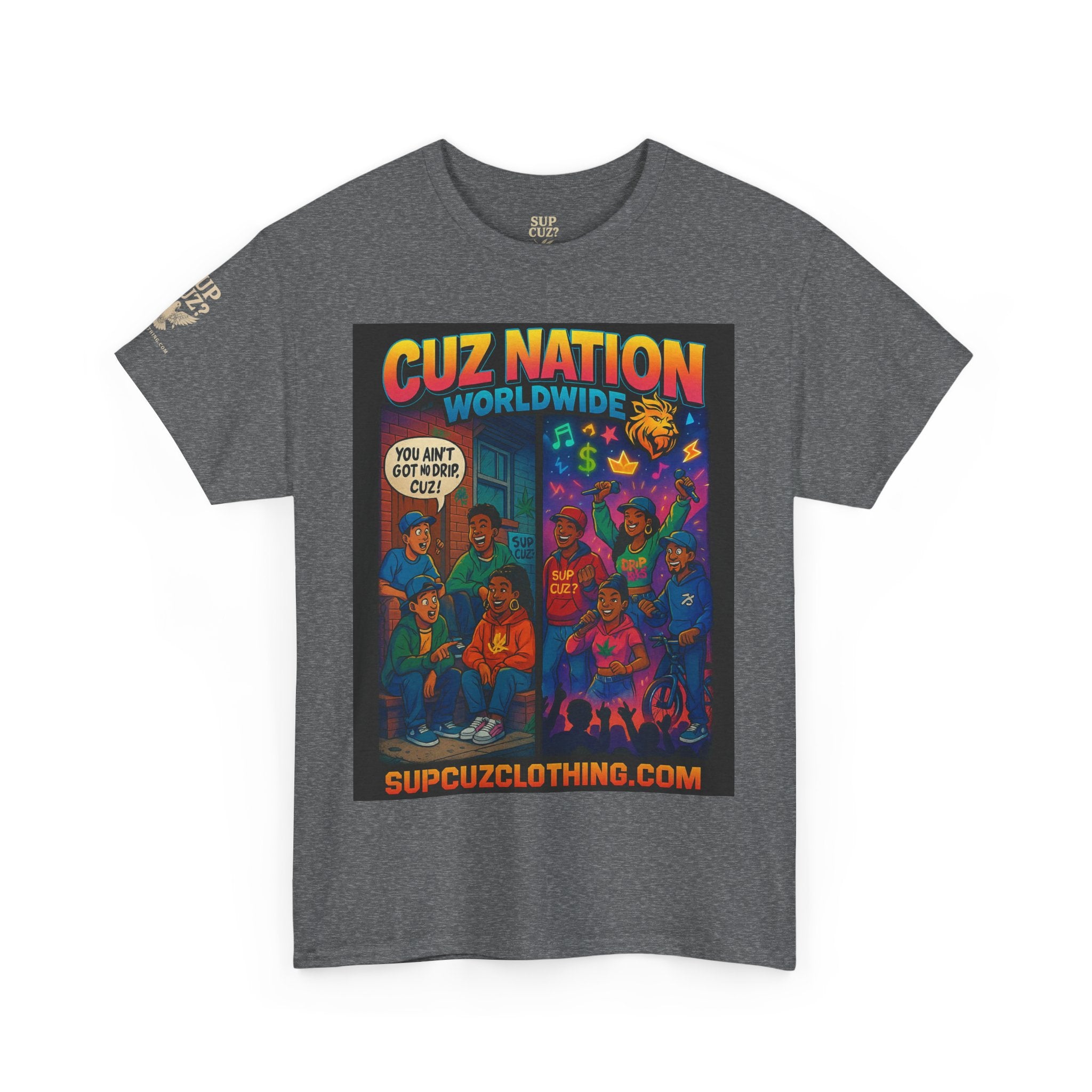 Cuz Nation Worldwide -  Unisex Heavy Cotton Tee