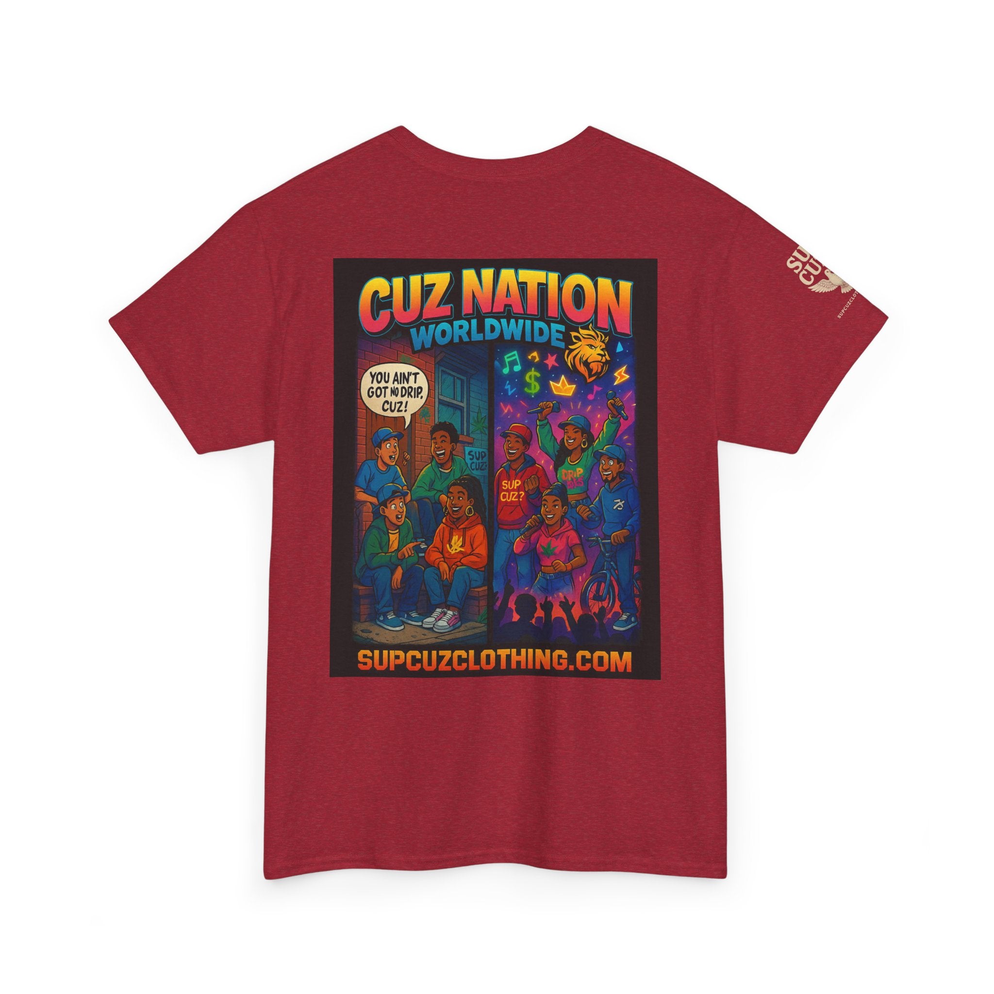Cuz Nation Worldwide -  Unisex Heavy Cotton Tee
