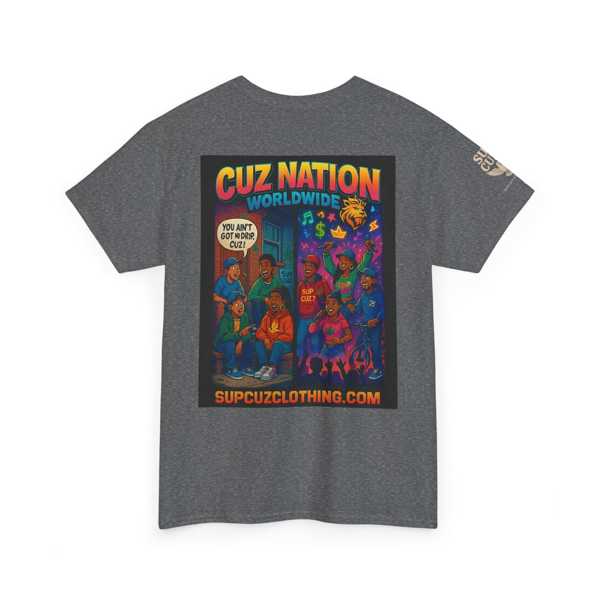 Cuz Nation Worldwide -  Unisex Heavy Cotton Tee