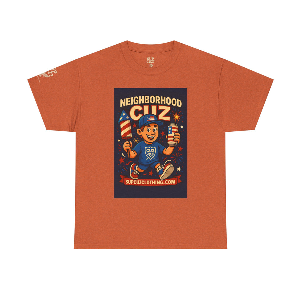 4th of July Launch Tee 5/6 - Unisex Heavy Cotton Tee
