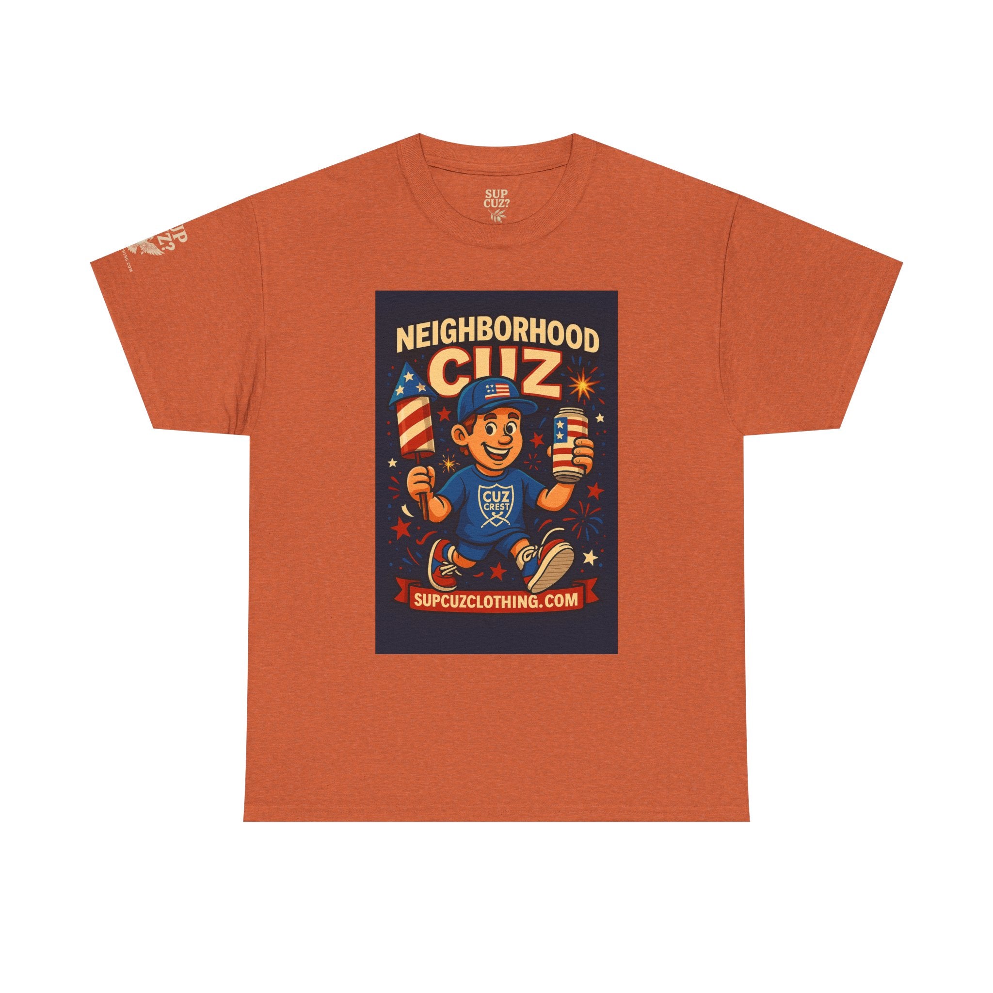 4th of July Launch Tee 5/6 - Unisex Heavy Cotton Tee