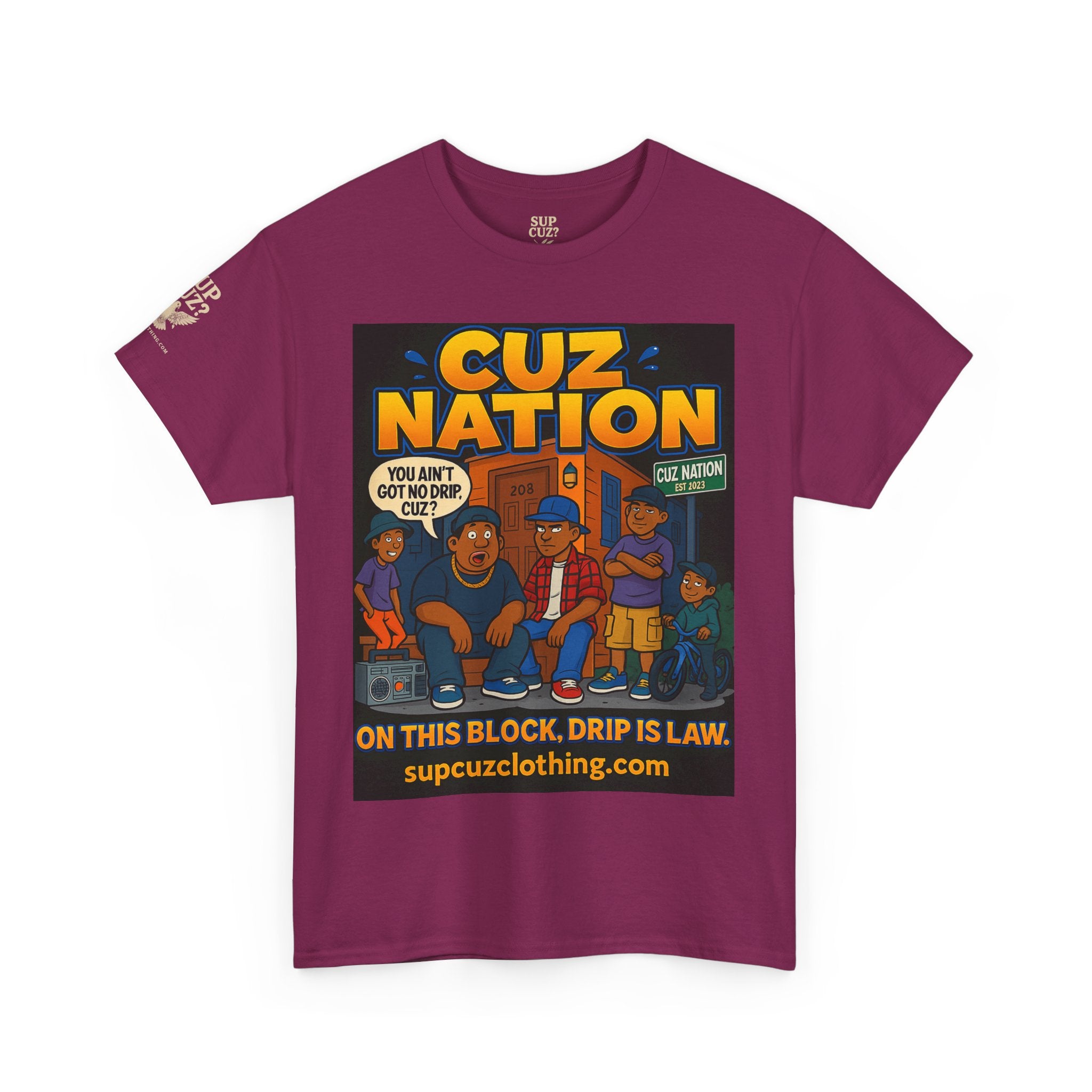 Cuz Nation - Unisex Heavy Cotton Tee