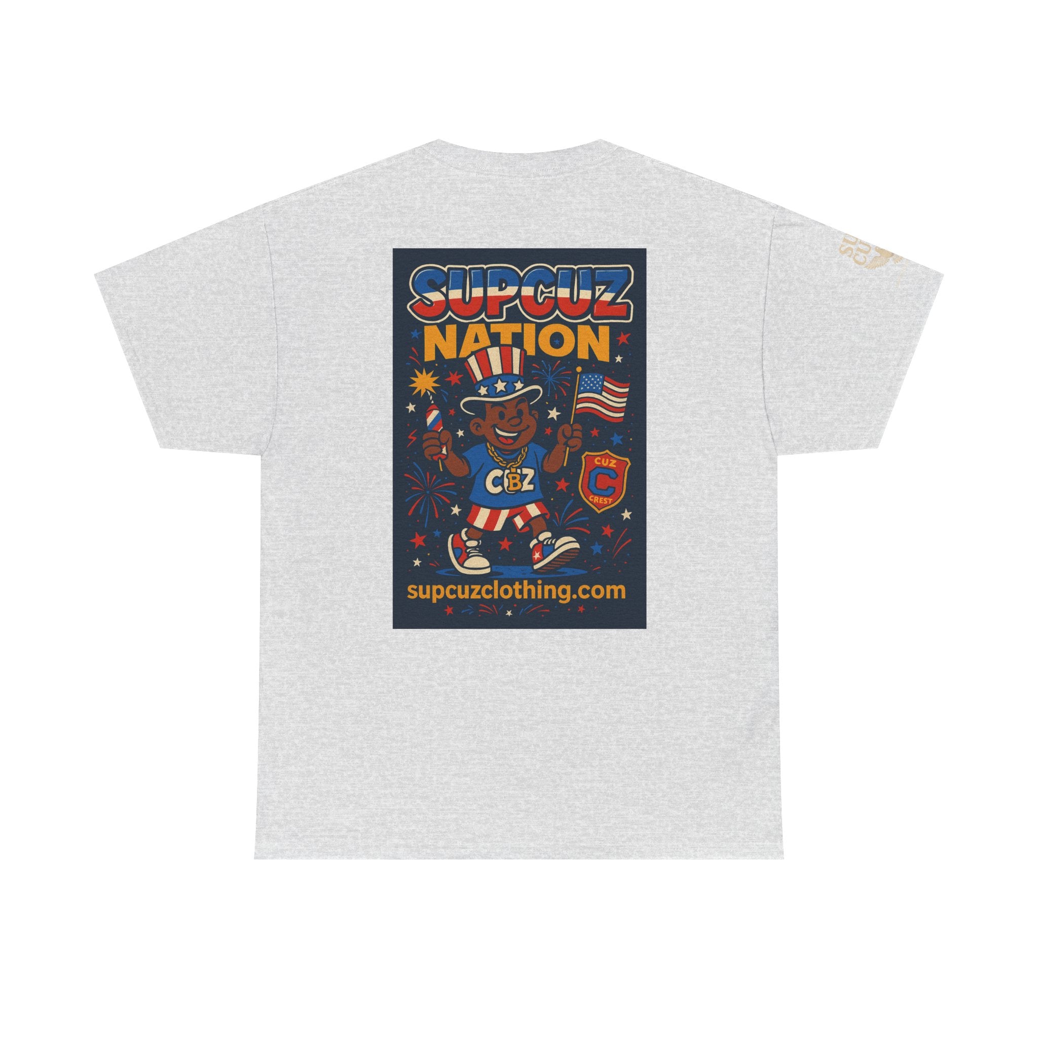 4th of July Launch Tee 1/6 - Unisex Heavy Cotton Tee