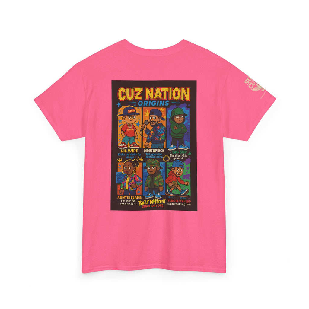 Cuz Nation Origins -  Unisex Heavy Cotton Tee