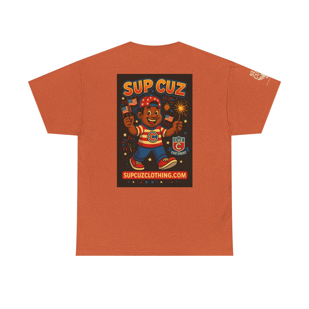 4th of July Launch Tee 3/6 - Unisex Heavy Cotton Tee