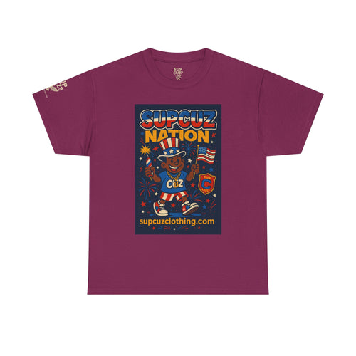 4th of July Launch Tee 1/6 - Unisex Heavy Cotton Tee
