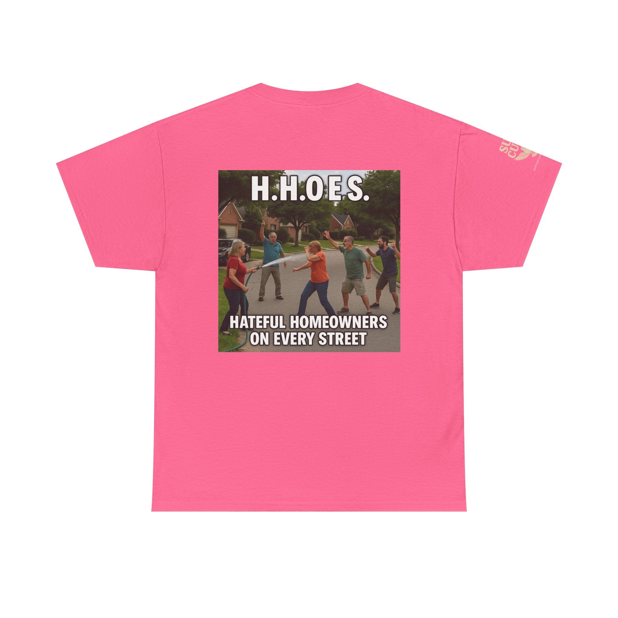 Don't be a Hateful Home Owner Toon Version - Unisex Heavy Cotton Tee