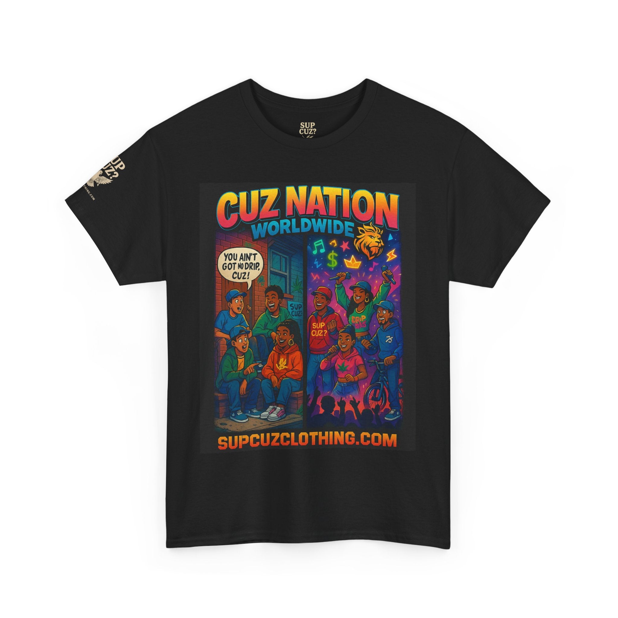 Cuz Nation Worldwide -  Unisex Heavy Cotton Tee