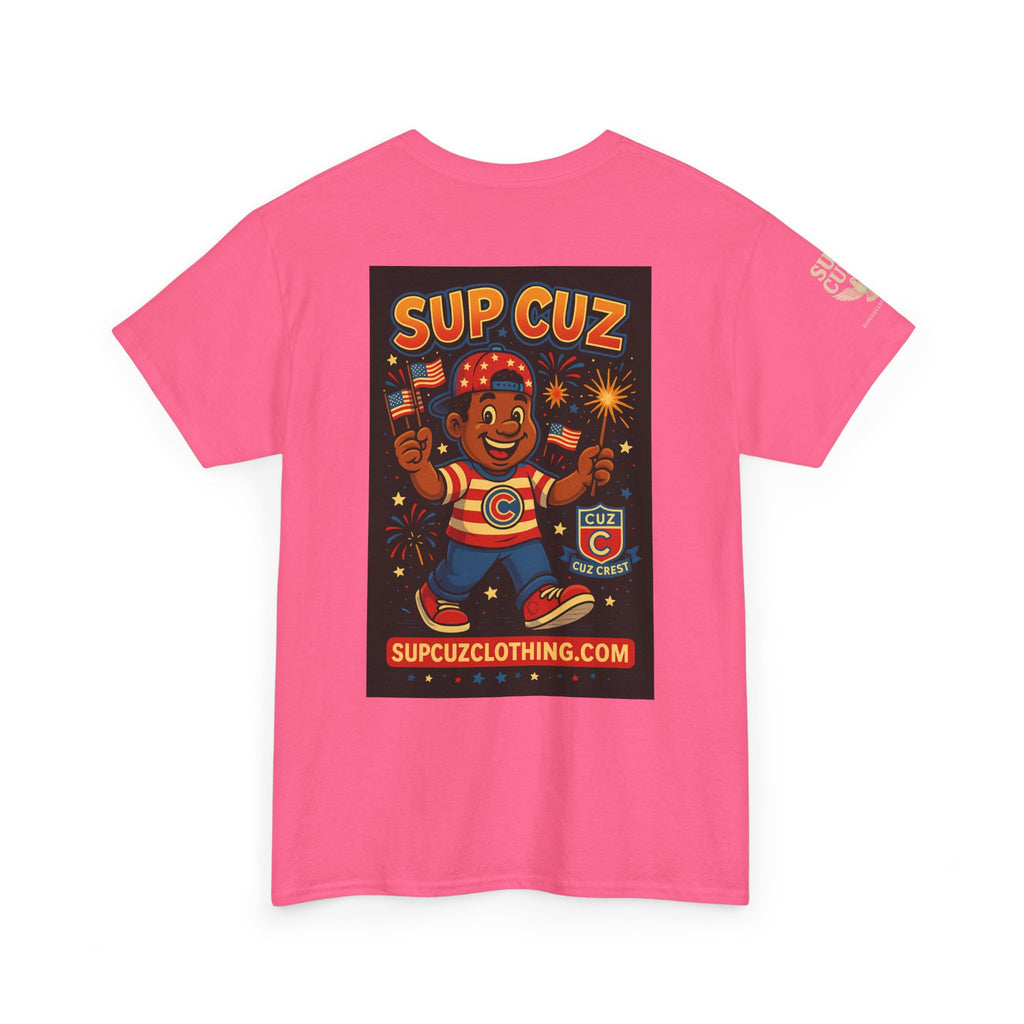 4th of July Launch Tee 3/6 - Unisex Heavy Cotton Tee