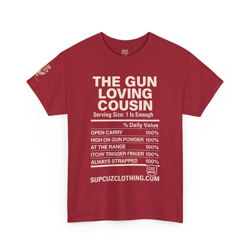 The Gun Loving Cousin - Unisex Heavy Cotton Tee (Multiple Colors)