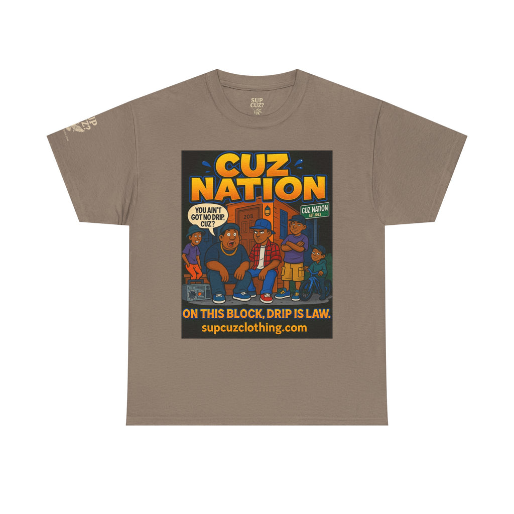 Cuz Nation - Unisex Heavy Cotton Tee