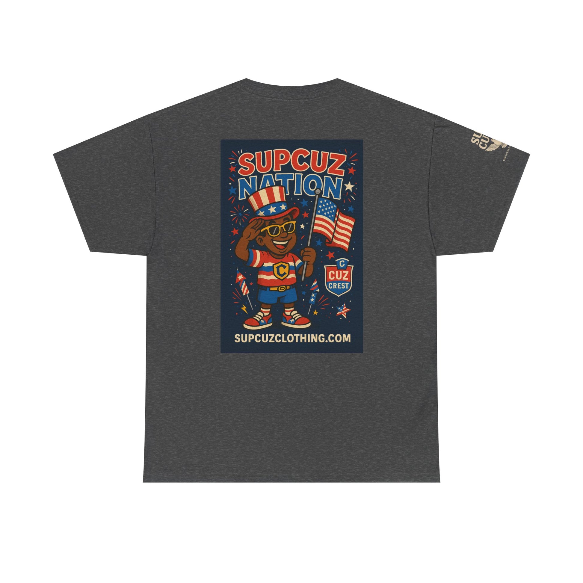 4th of July Launch Tee 2/6 - Unisex Heavy Cotton Tee
