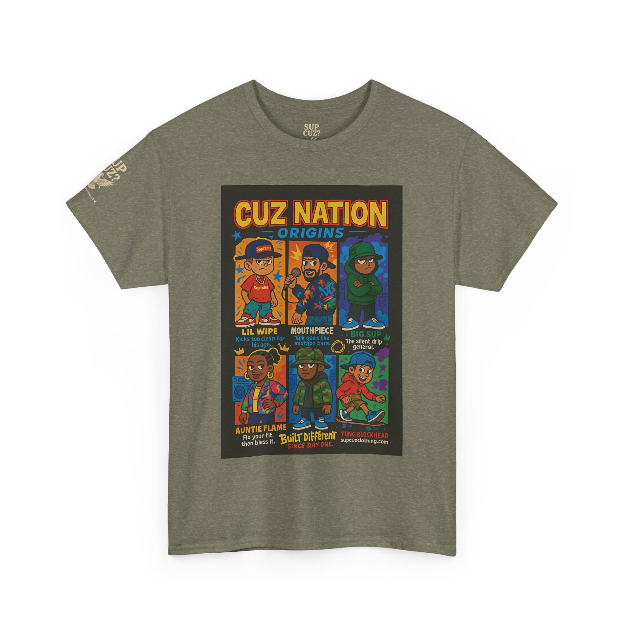 Cuz Nation Origins -  Unisex Heavy Cotton Tee
