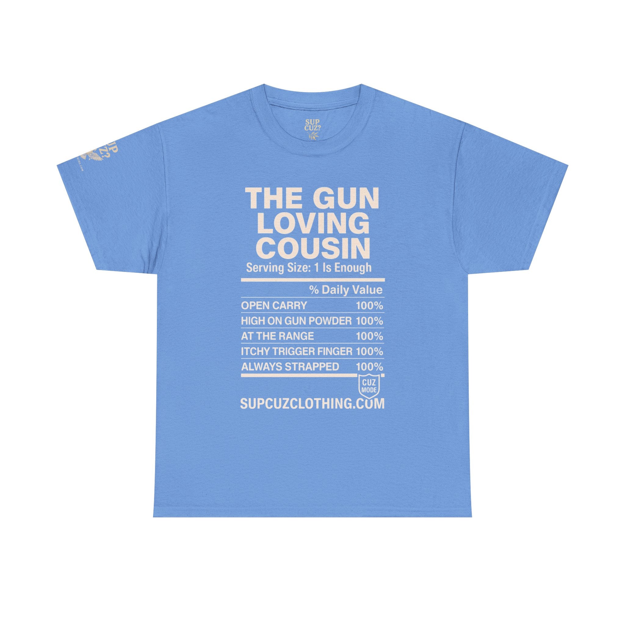 The Gun Loving Cousin - Unisex Heavy Cotton Tee (Multiple Colors)