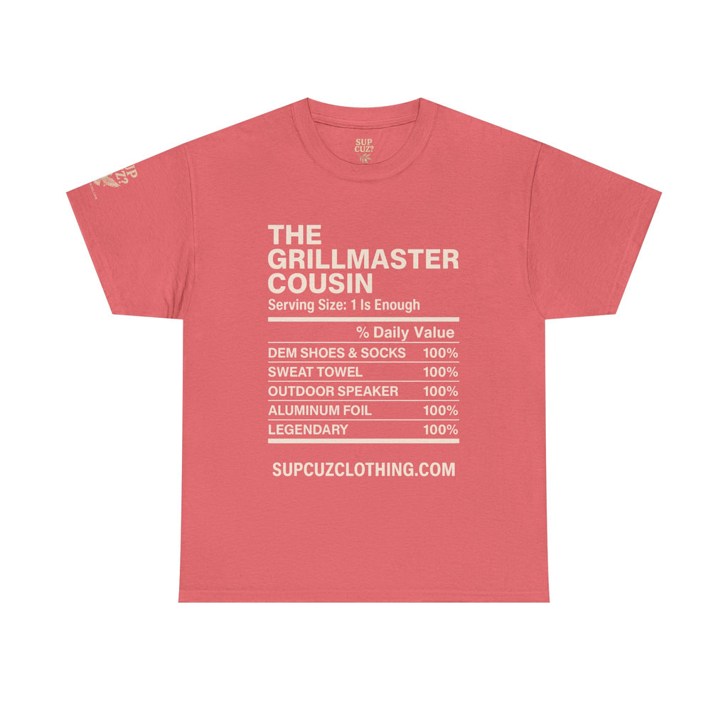 The Grillmaster Cousin - Unisex Heavy Cotton Tee (Multiple Colors)