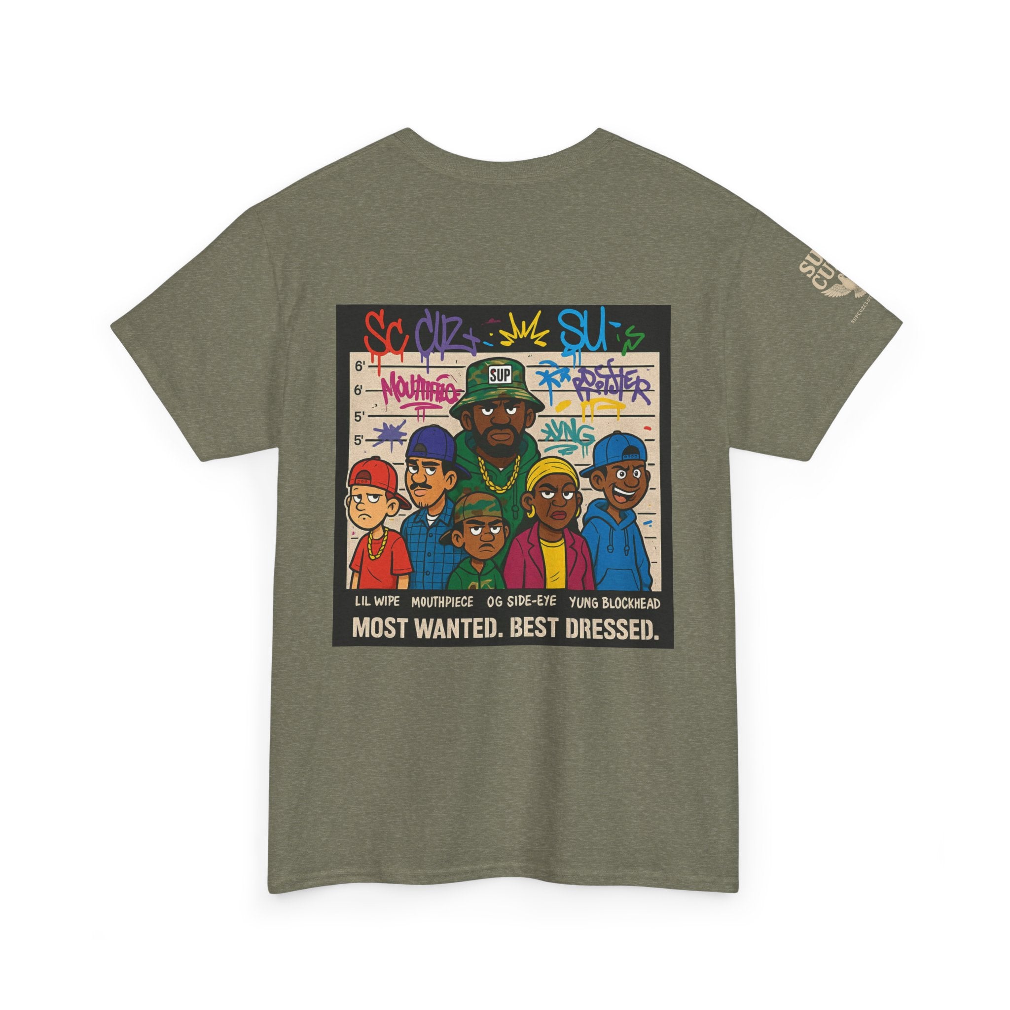 Cuz Crew Most Wanted -  Unisex Heavy Cotton Tee