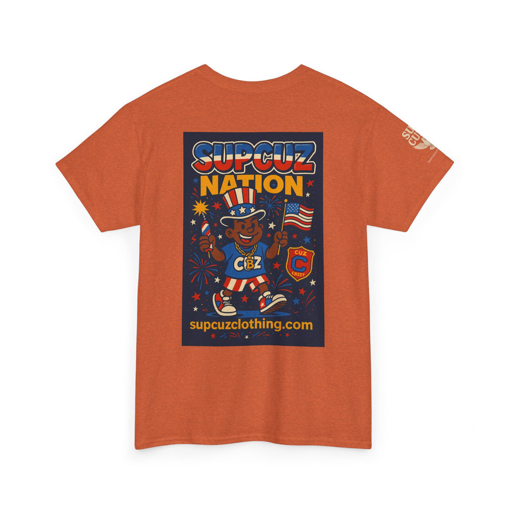 4th of July Launch Tee 1/6 - Unisex Heavy Cotton Tee