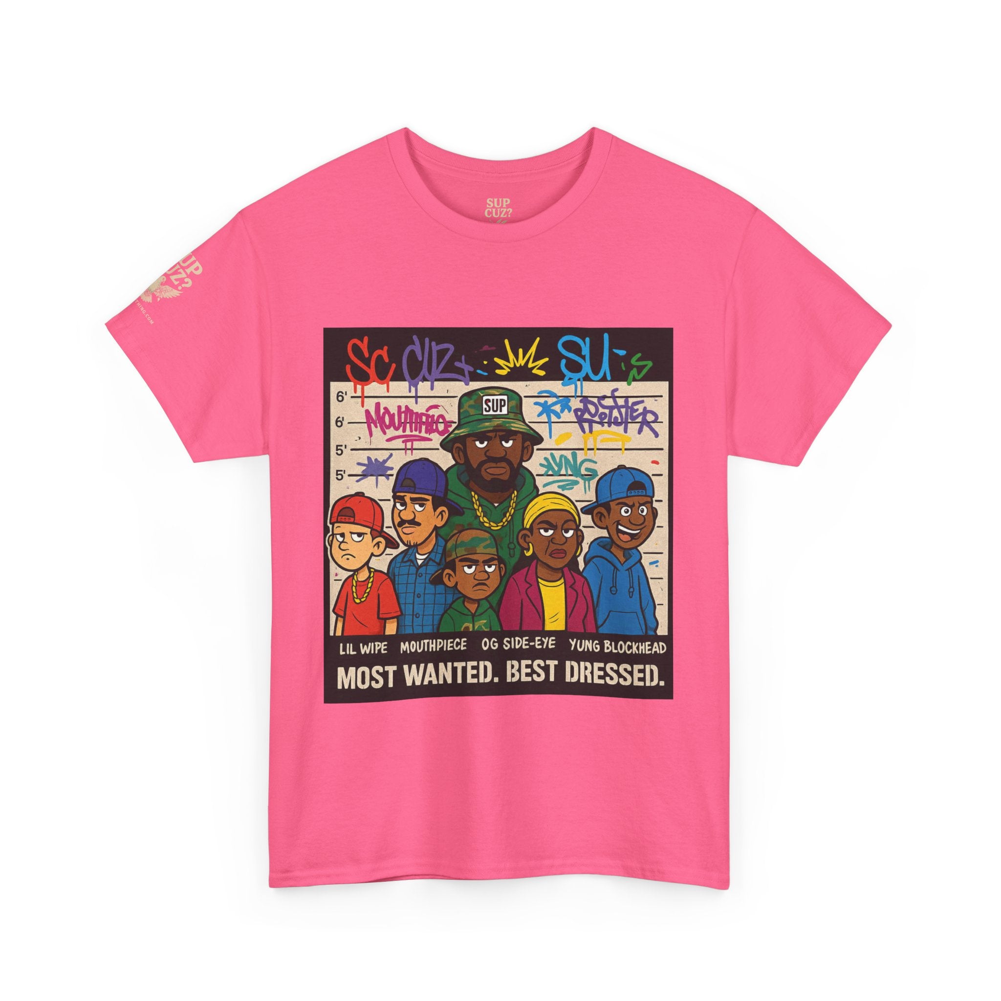 Cuz Crew Most Wanted -  Unisex Heavy Cotton Tee