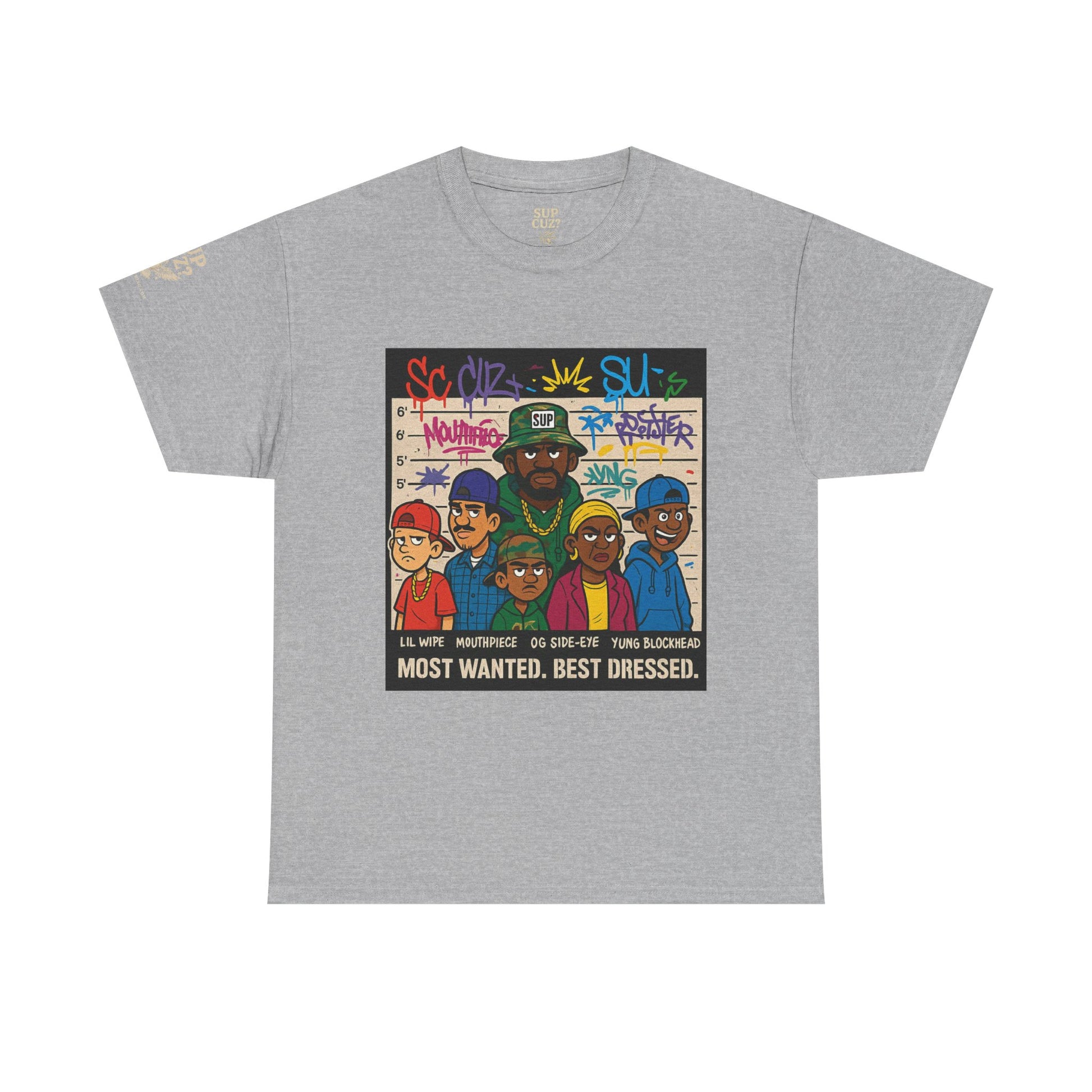 Cuz Crew Most Wanted -  Unisex Heavy Cotton Tee