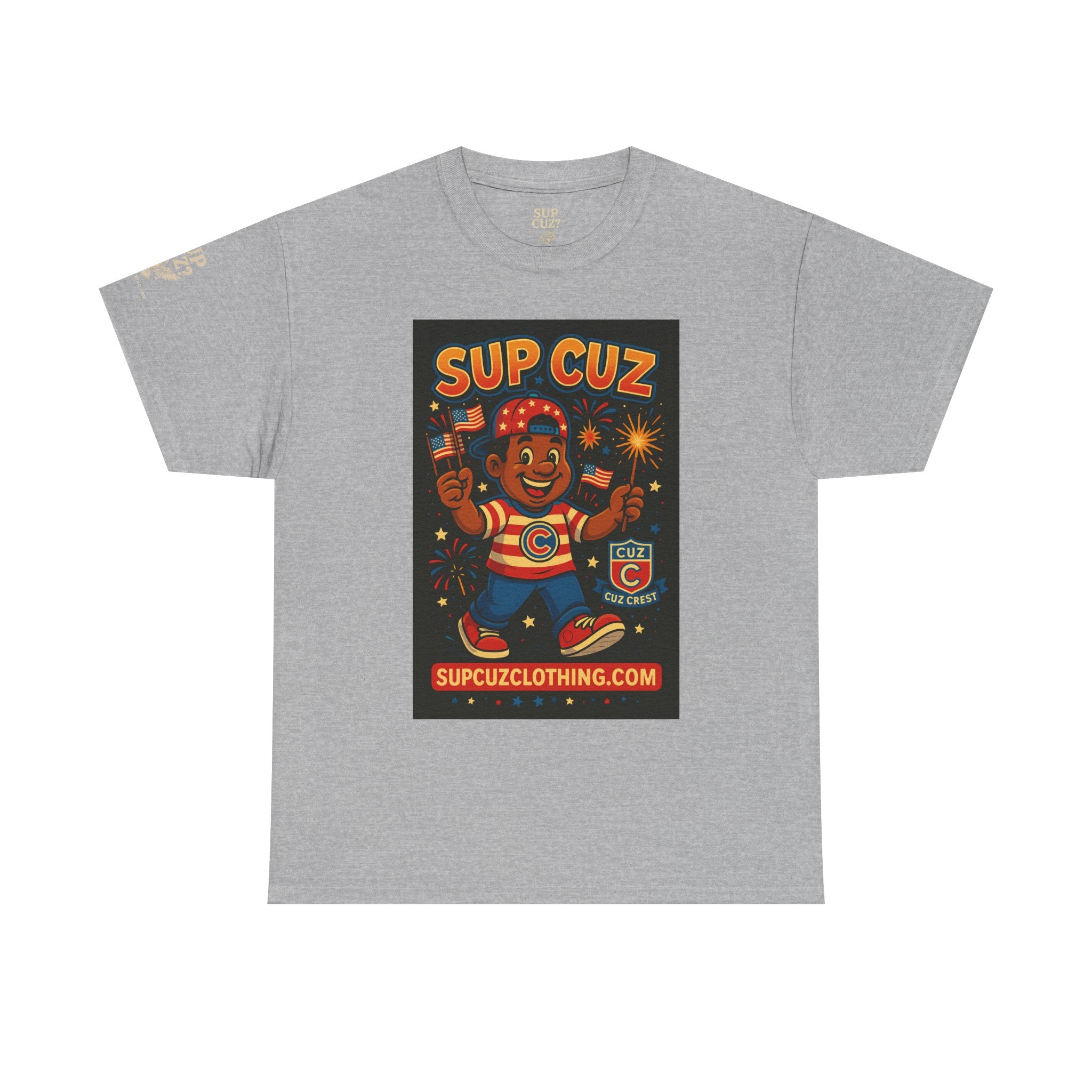 4th of July Launch Tee 3/6 - Unisex Heavy Cotton Tee