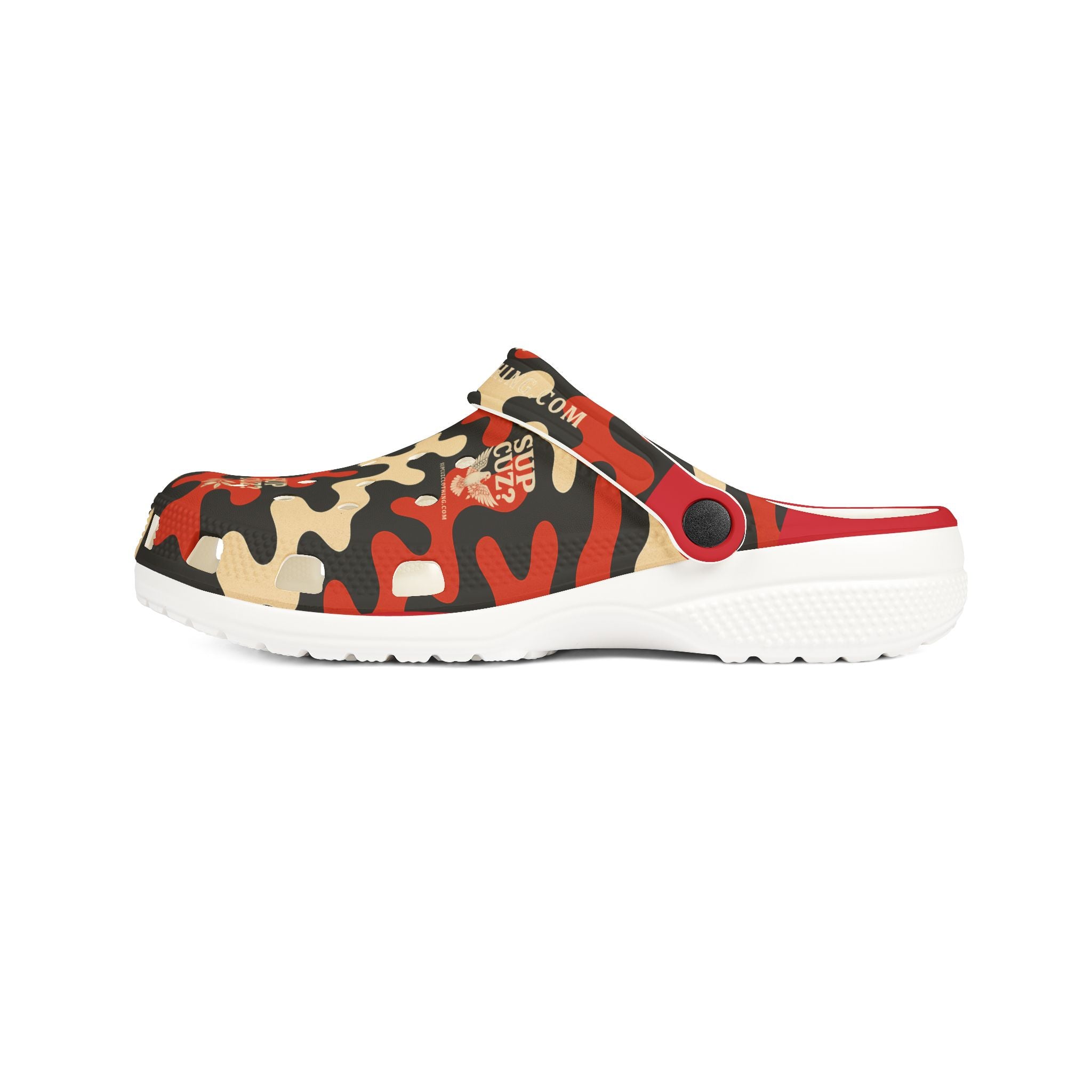Camo Sup Cuz?  Clogs