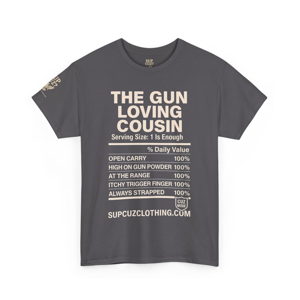 The Gun Loving Cousin - Unisex Heavy Cotton Tee (Multiple Colors)