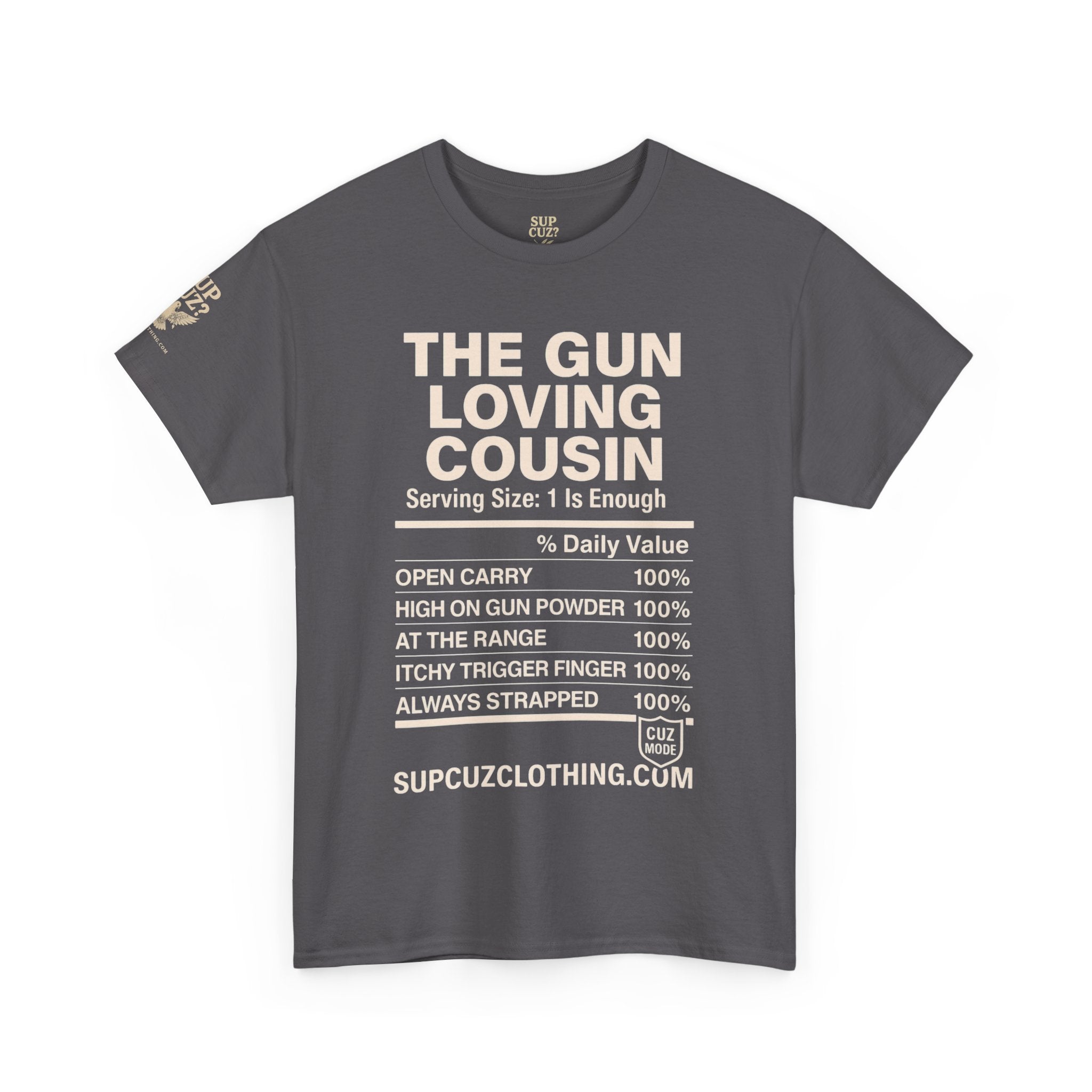The Gun Loving Cousin - Unisex Heavy Cotton Tee (Multiple Colors)