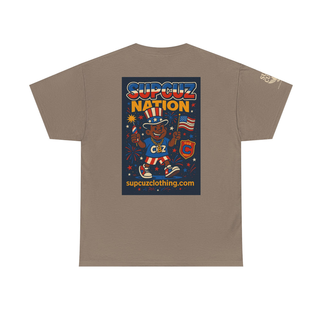 4th of July Launch Tee 1/6 - Unisex Heavy Cotton Tee