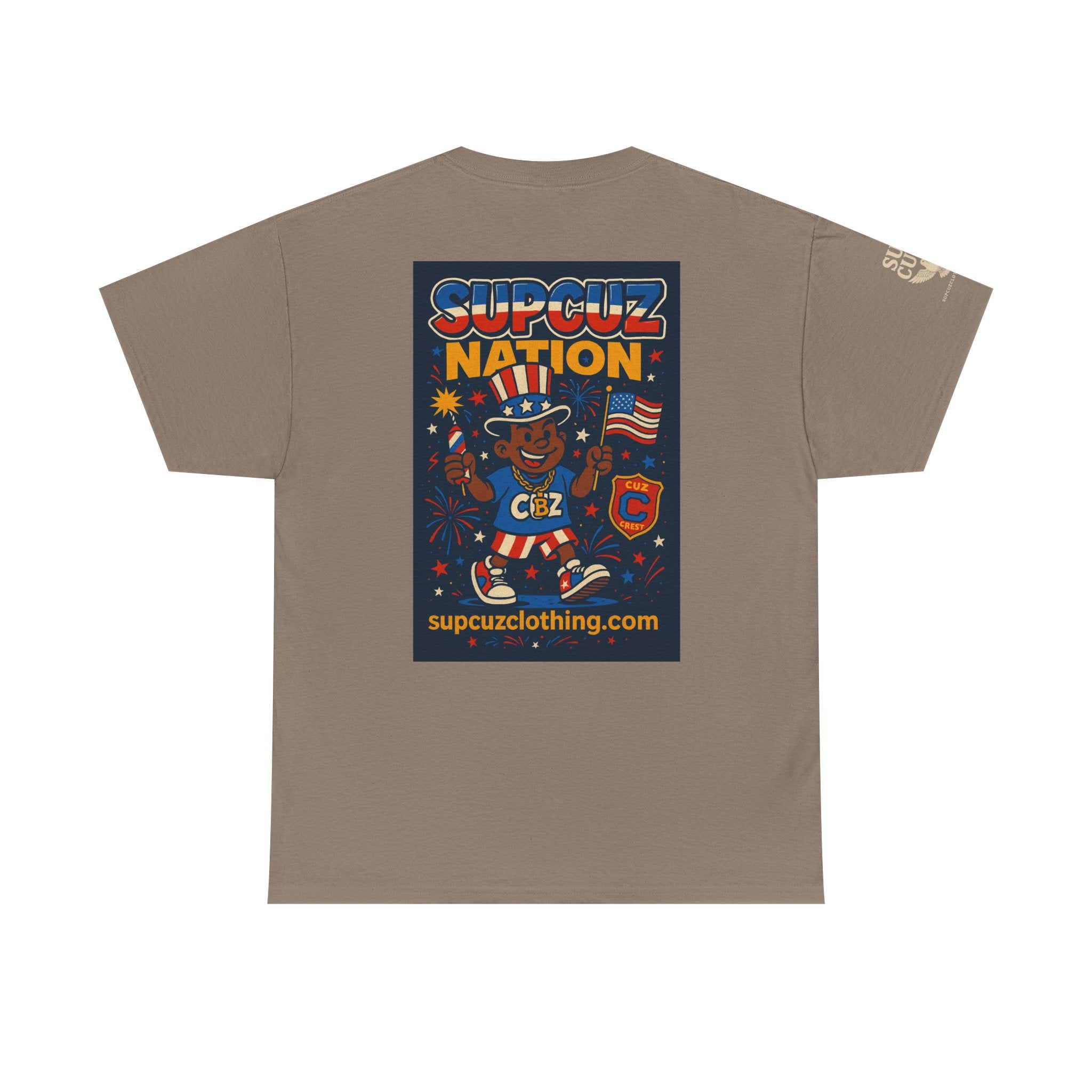 4th of July Launch Tee 1/6 - Unisex Heavy Cotton Tee