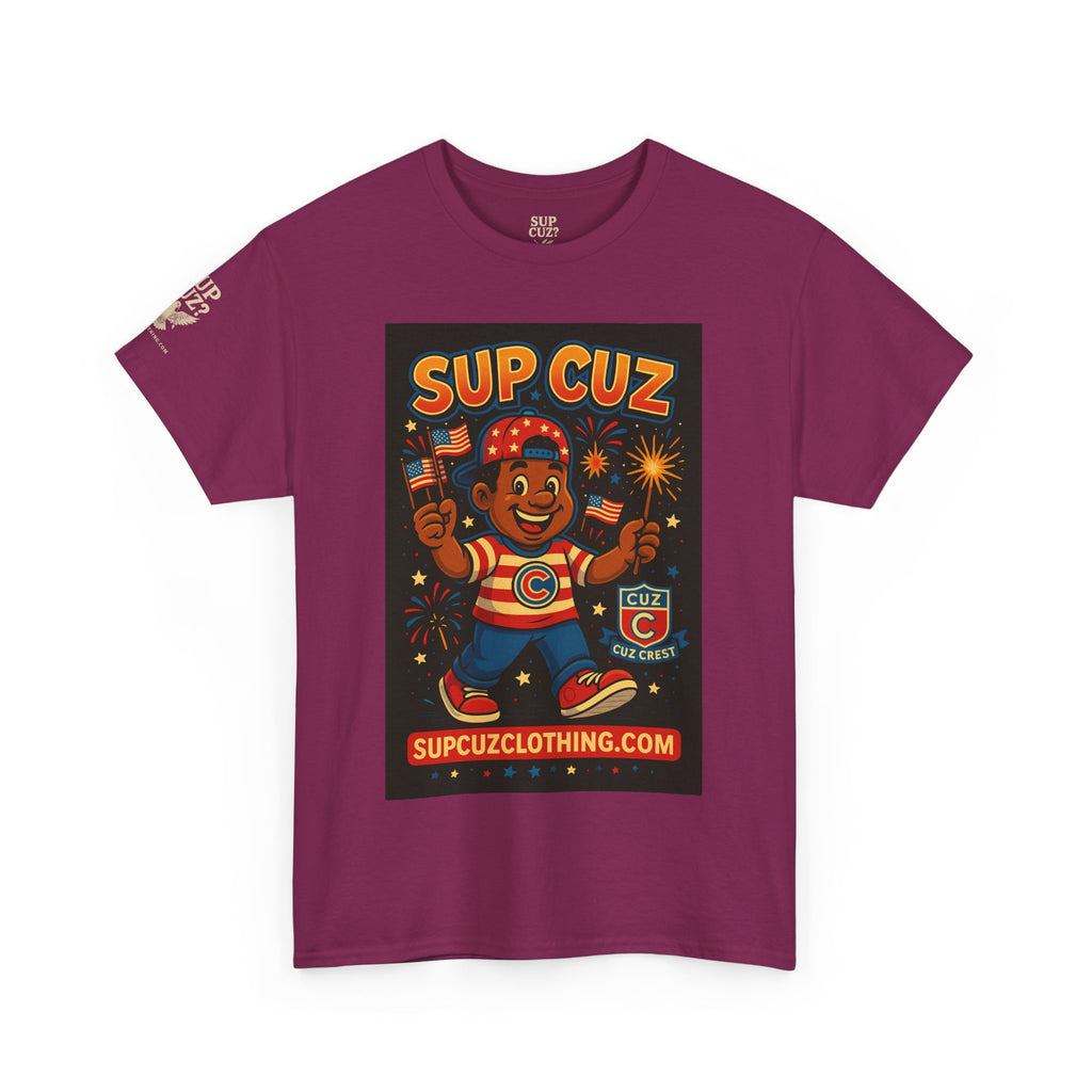 4th of July Launch Tee 3/6 - Unisex Heavy Cotton Tee