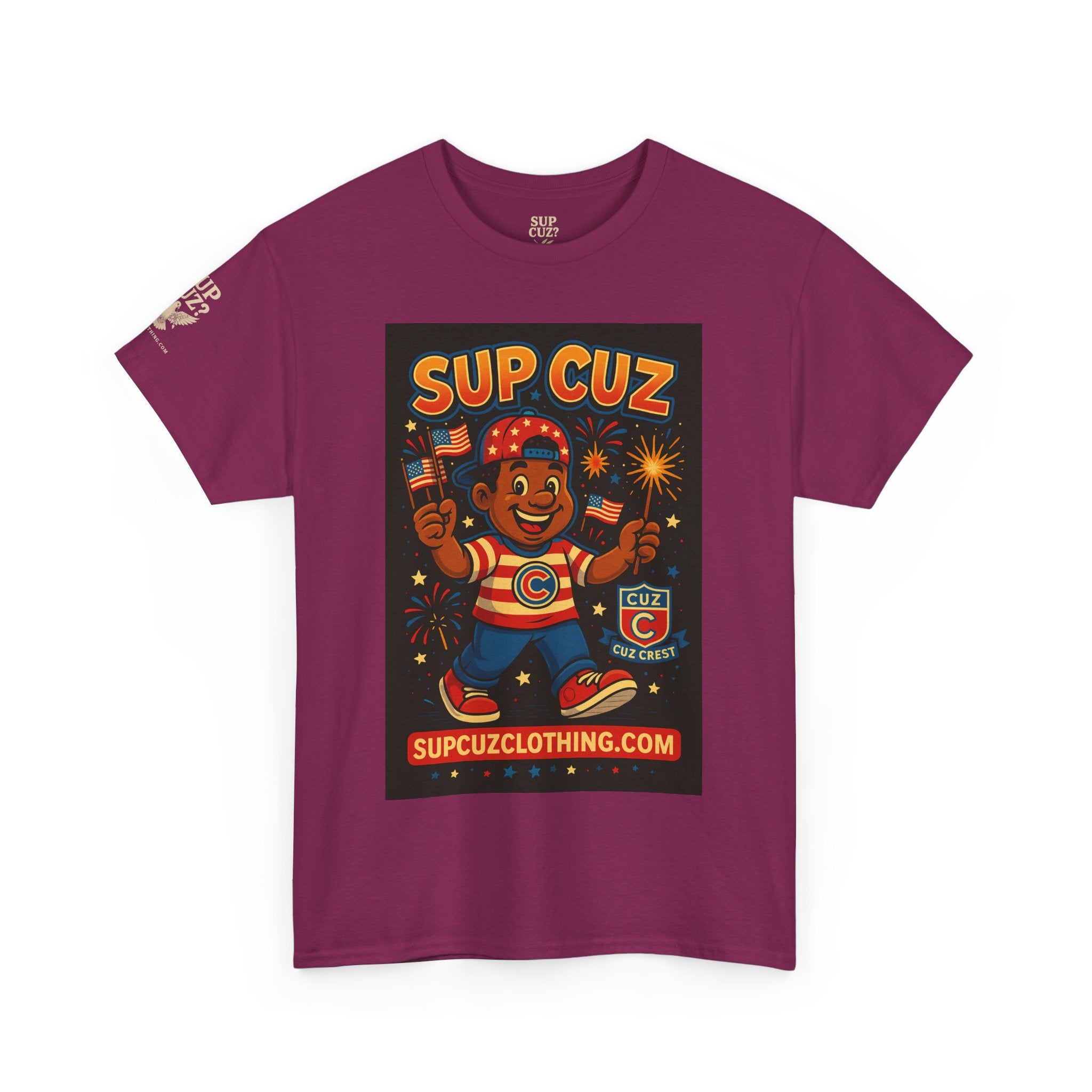 4th of July Launch Tee 3/6 - Unisex Heavy Cotton Tee