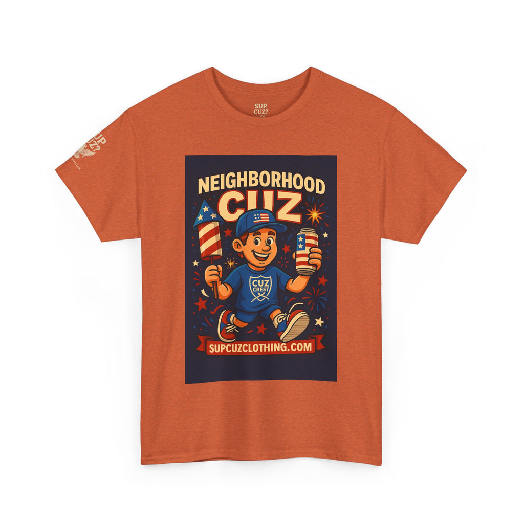 4th of July Launch Tee 5/6 - Unisex Heavy Cotton Tee