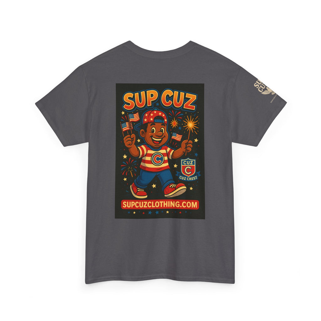 4th of July Launch Tee 3/6 - Unisex Heavy Cotton Tee