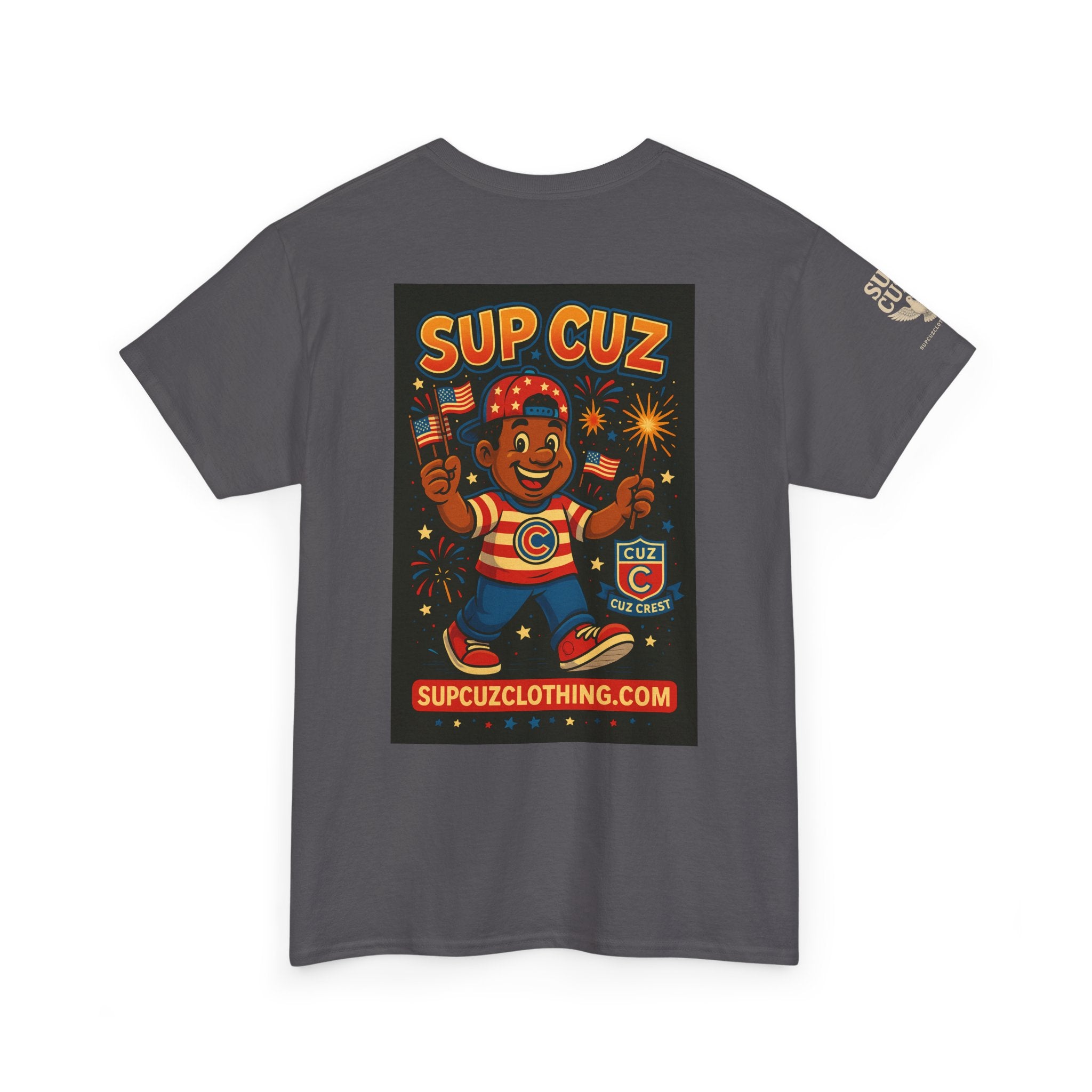 4th of July Launch Tee 3/6 - Unisex Heavy Cotton Tee
