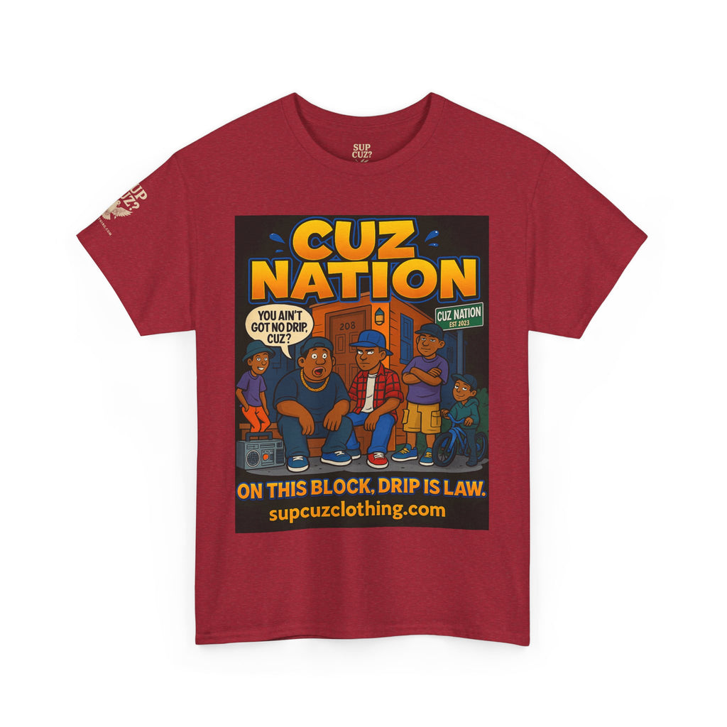 Cuz Nation - Unisex Heavy Cotton Tee