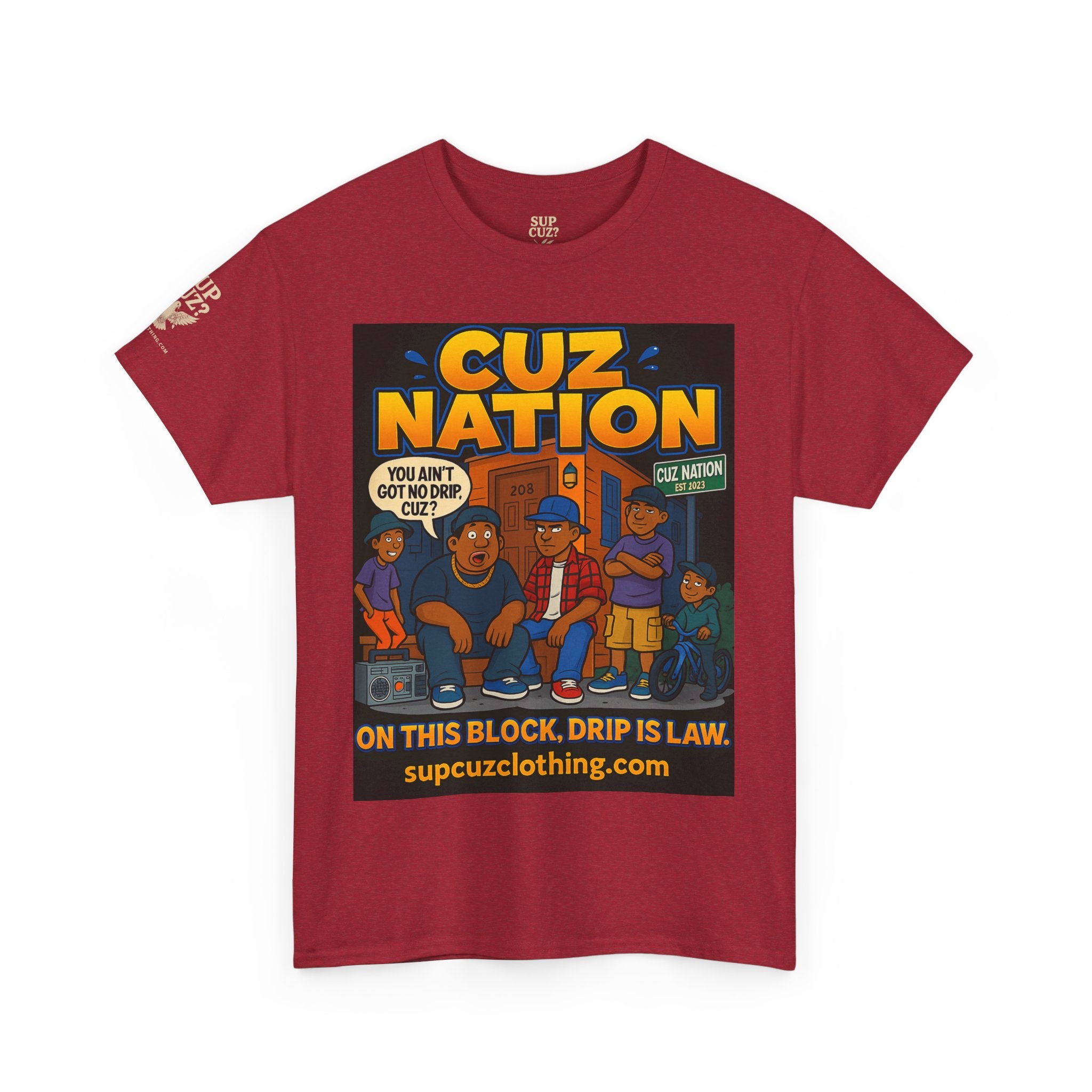 Cuz Nation - Unisex Heavy Cotton Tee
